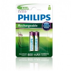 Pilas recargables Philips AAA 800mAh